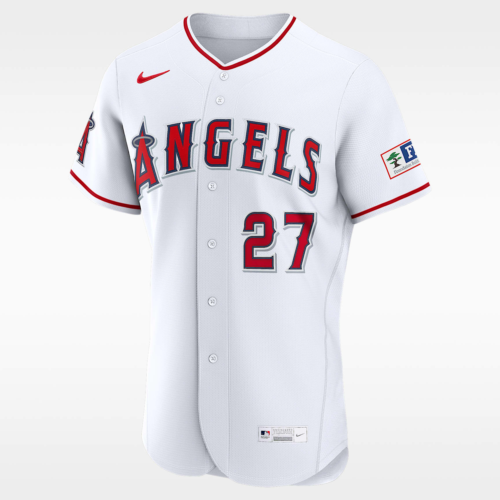Mike Trout Los Angeles Angels Men's Nike MLB Authentic Jersey